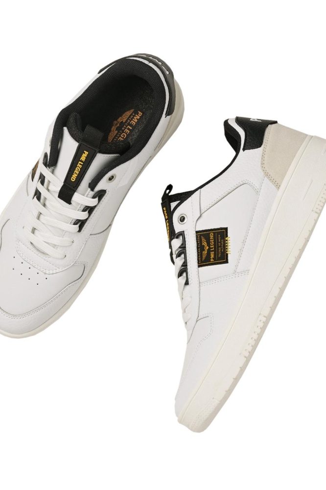 PME legend witte heren sneaker | Zijaanzicht