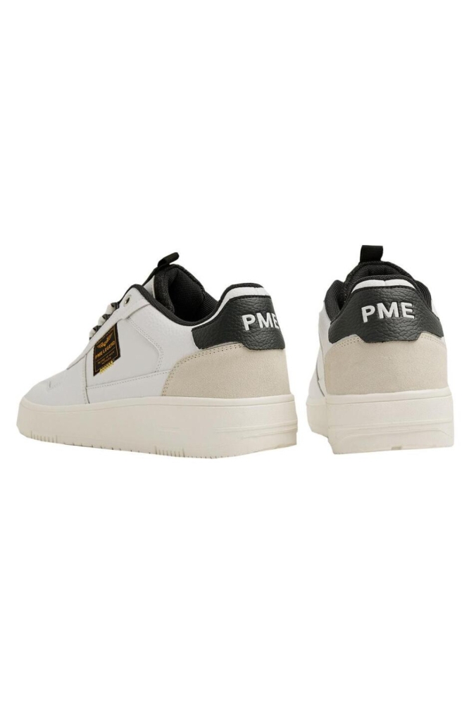 PME legend witte heren sneaker | Achteraanzicht