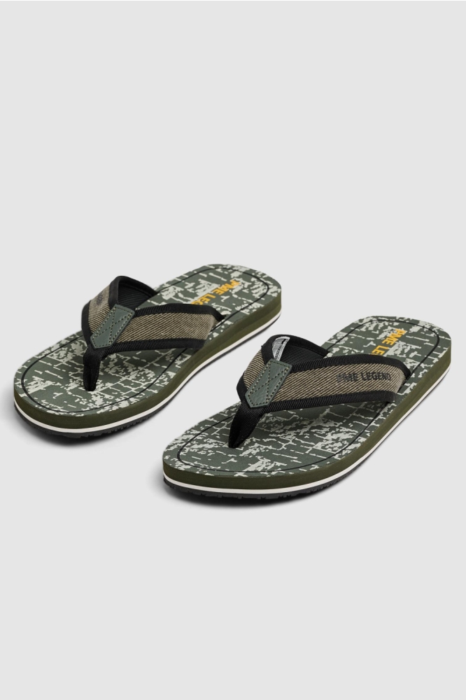 PME legend groene heren slipper | Vooraanzicht