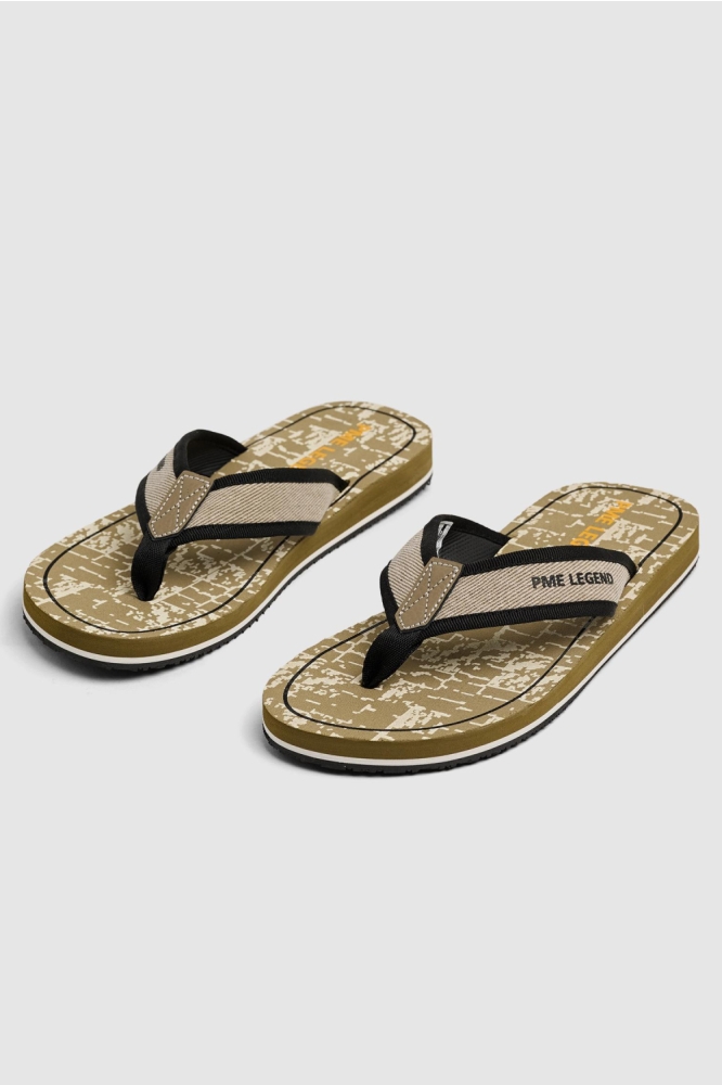 PME legend groene heren slipper | Vooraanzicht