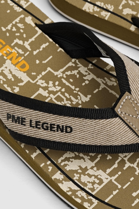 PME legend groene heren slipper | Close up