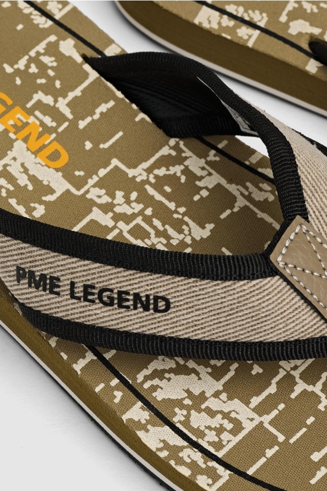 PME legend groene heren slipper | Close up