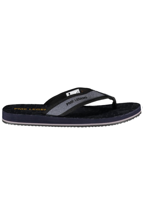 PME legend blauwe heren slipper | Zijaanzicht