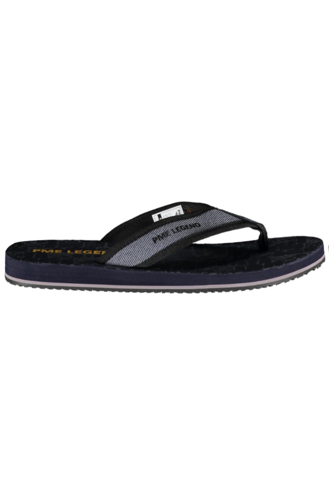 PME legend blauwe heren slipper | Zijaanzicht