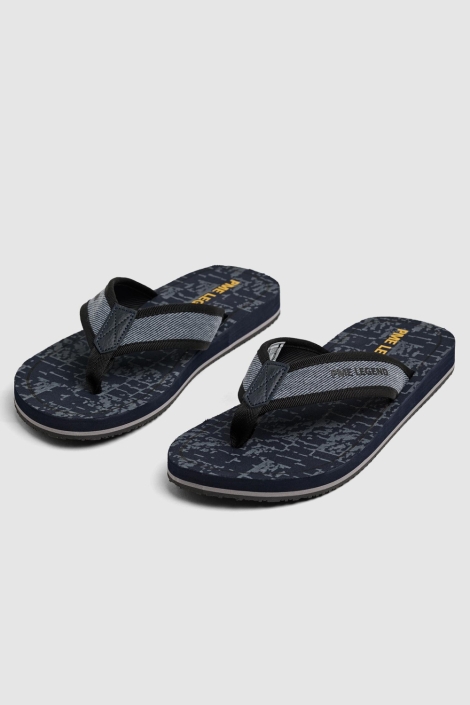 PME legend blauwe heren slipper | Vooraanzicht