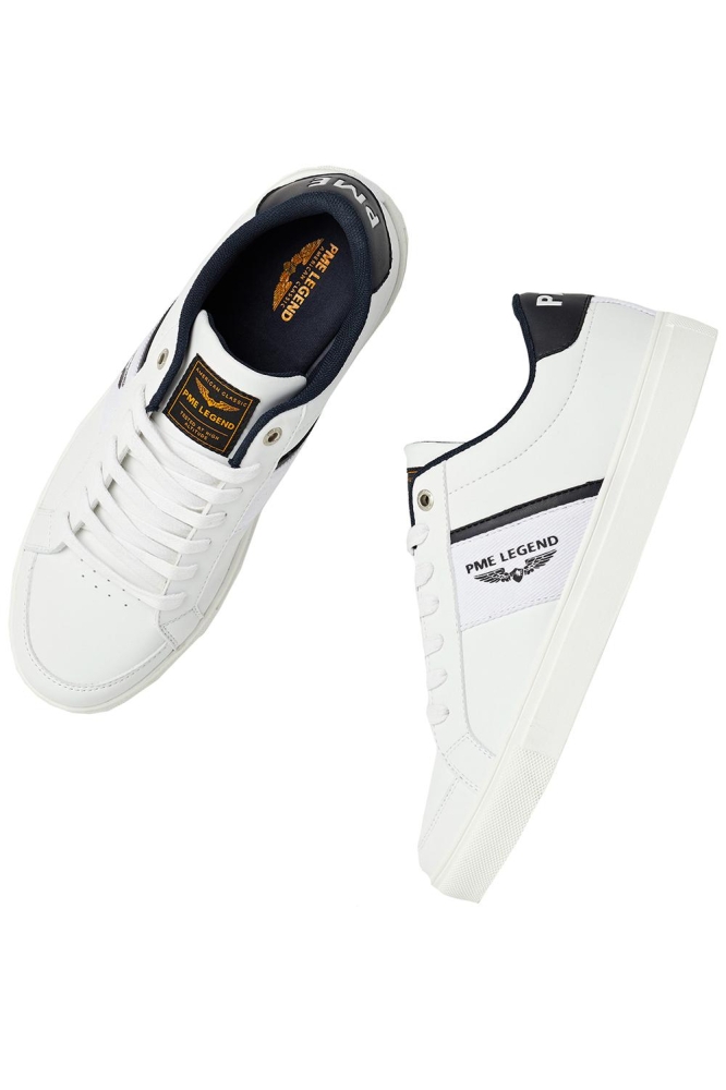 PME legend witte heren sneaker | Zijaanzicht