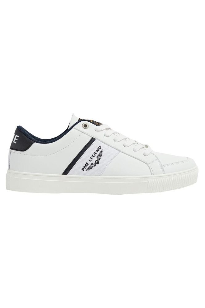 PME legend witte heren sneaker | Zijaanzicht