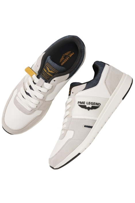 PME legend witte heren sneaker | Zijaanzicht