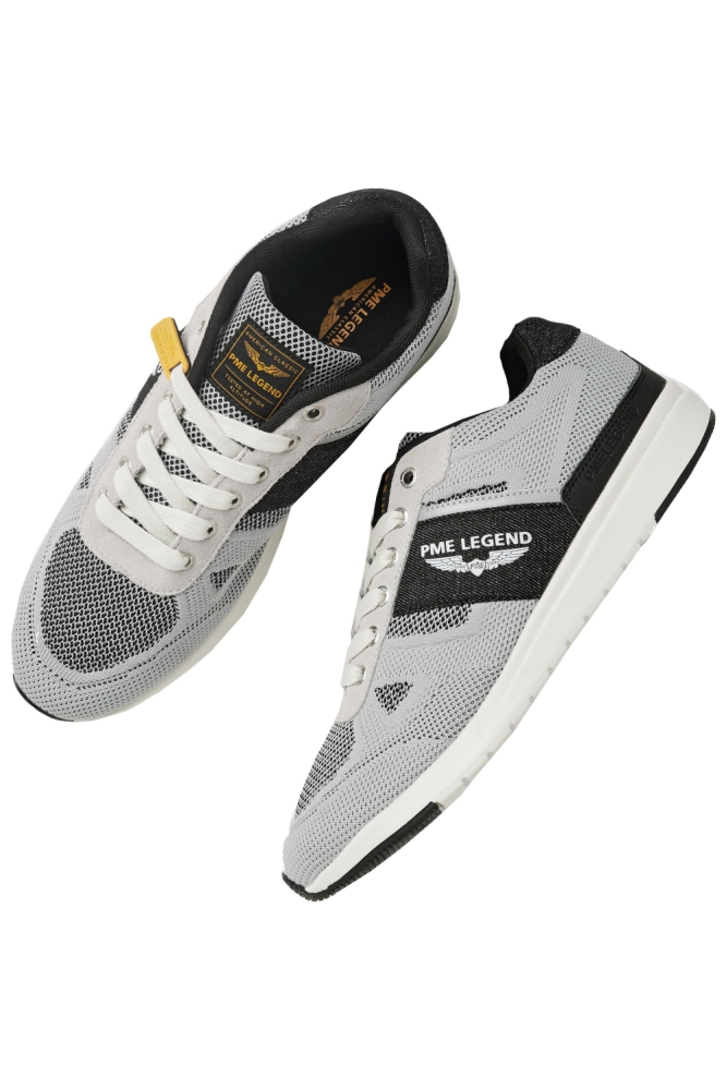 PME legend grijze heren sneaker | Zijaanzicht