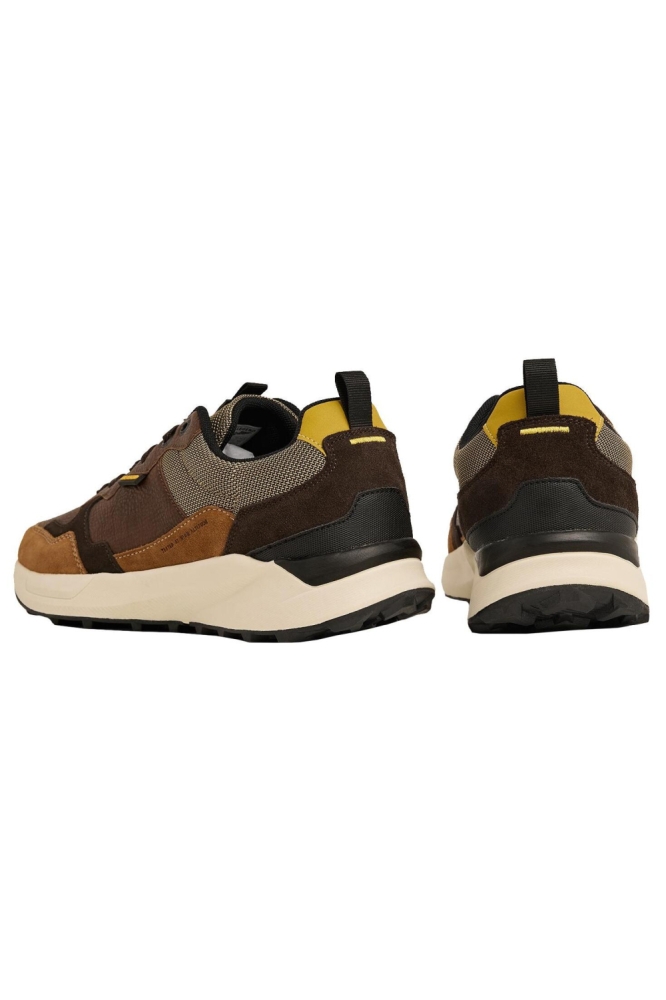 PME legend bruine heren sneaker | Achteraanzicht