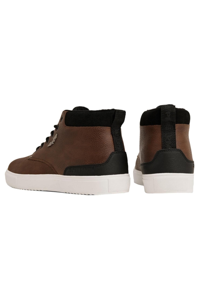 PME legend cognac heren sneaker | Zijaanzicht