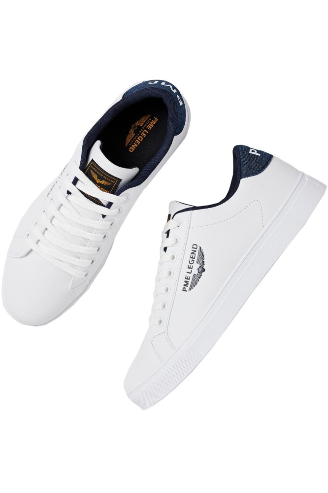 PME legend witte heren sneaker | Zijaanzicht