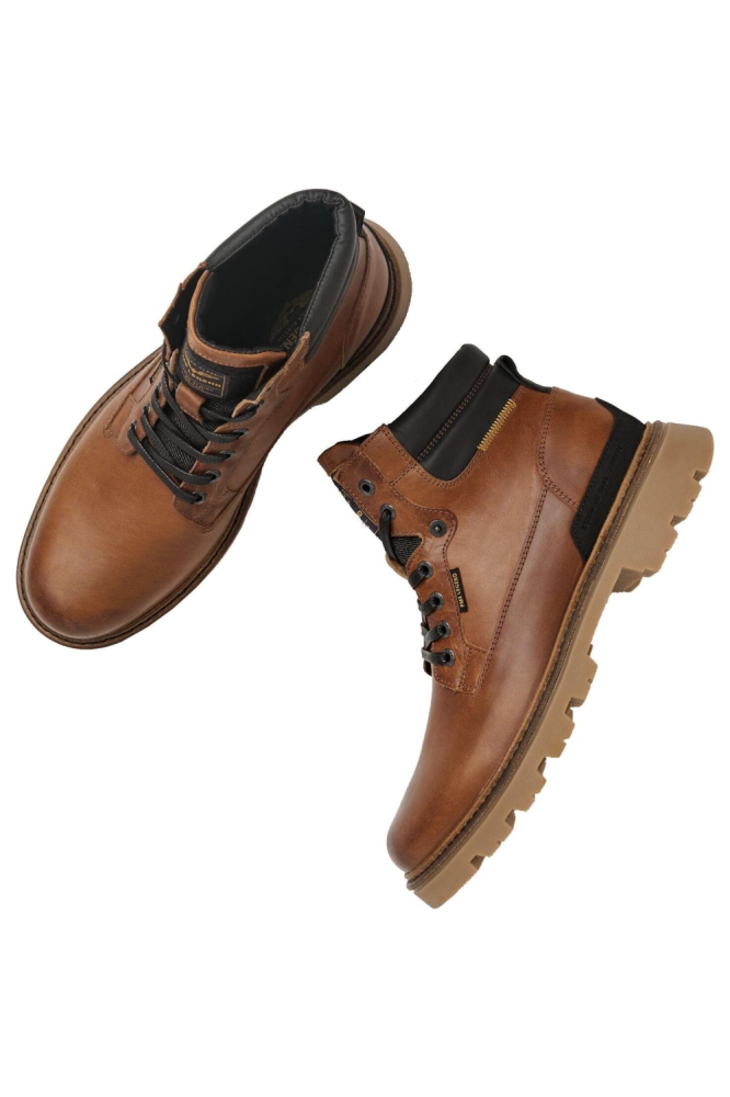 PME legend cognac heren schoen | Zijaanzicht