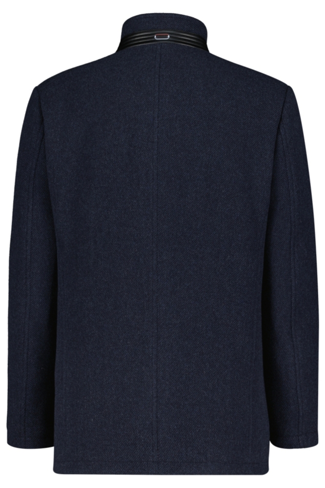 Donders blauwe heren jas | Achteraanzicht