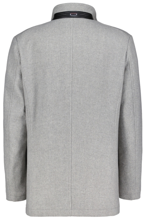 Donders grijze heren jas | Achteraanzicht