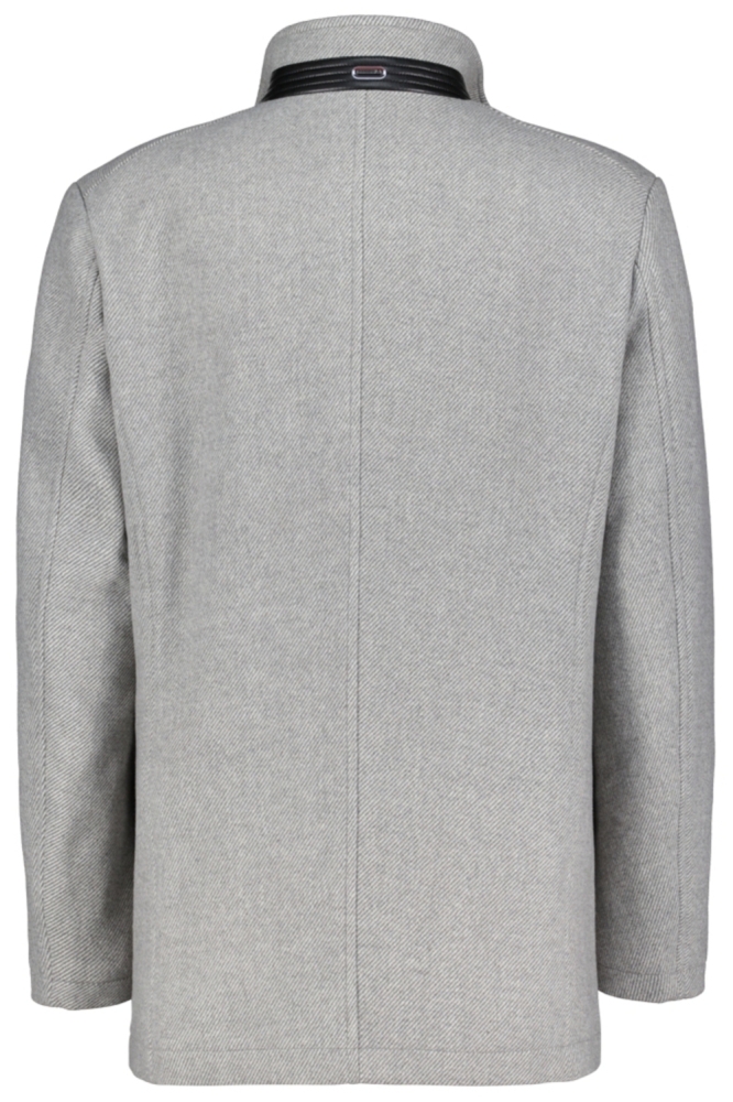 Donders grijze heren jas | Achteraanzicht
