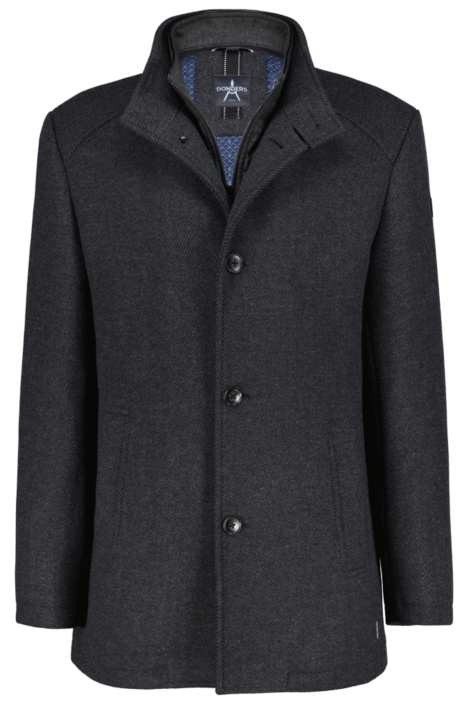 Donders grijze heren jas | Vooraanzicht