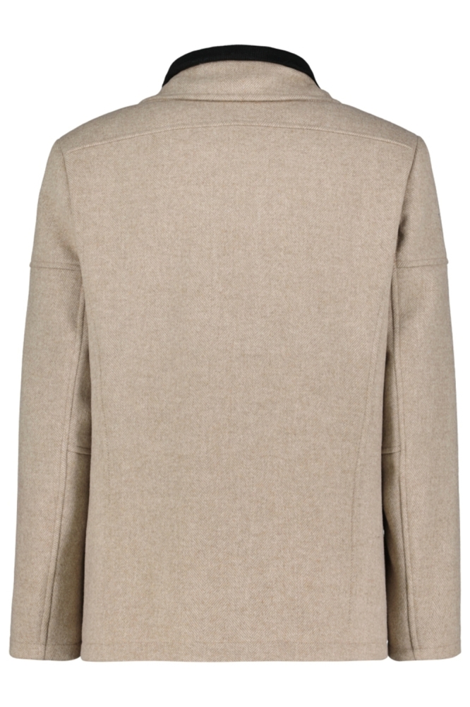 Donders beige heren jas | Achteraanzicht