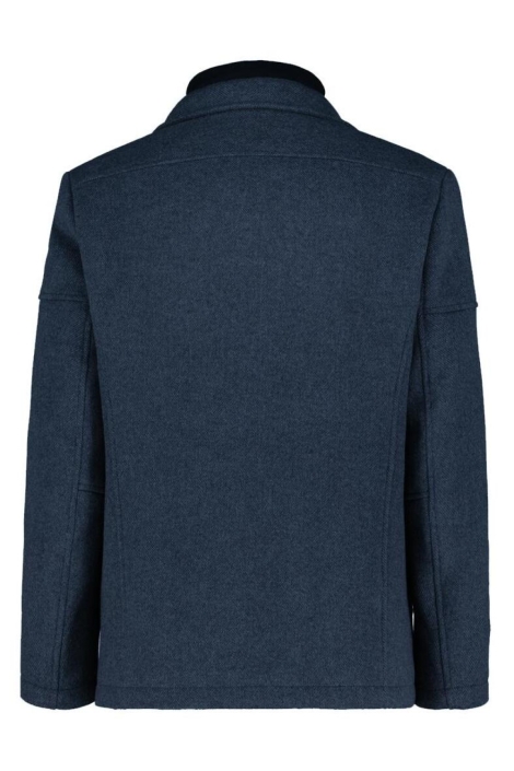 Donders blauwe heren jas | Achteraanzicht
