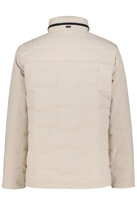 Donders witte heren jas | Achteraanzicht