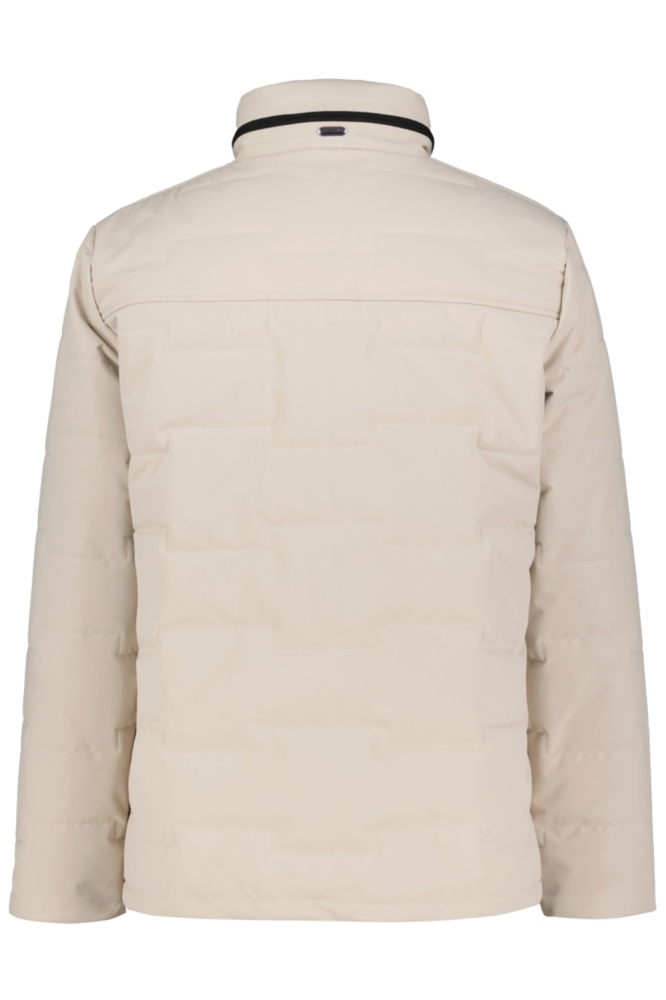 Donders witte heren jas | Achteraanzicht