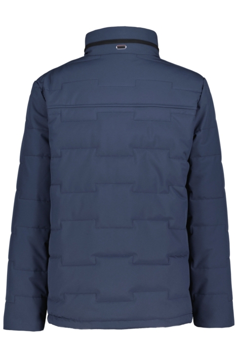 Donders blauwe heren jas | Achteraanzicht