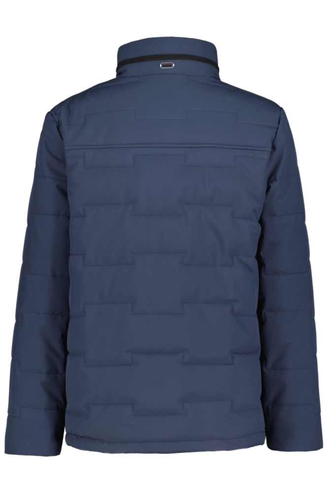 Donders blauwe heren jas | Achteraanzicht