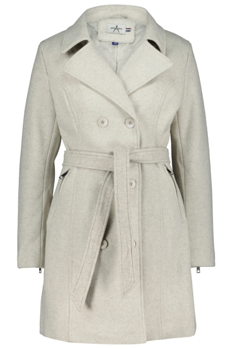 Donders grijze dames jas | Vooraanzicht