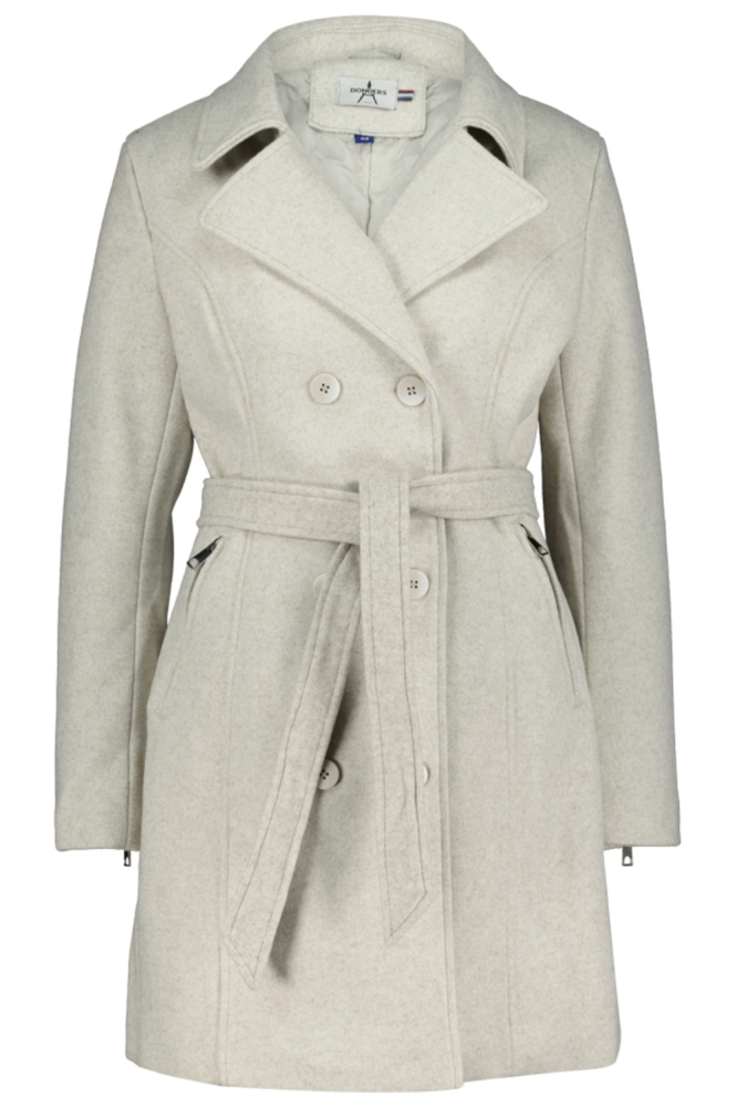 Donders grijze dames jas | Vooraanzicht