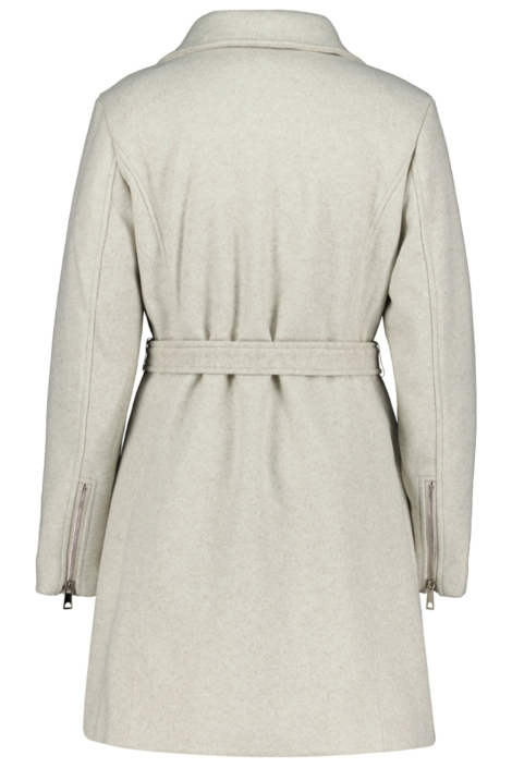 Donders grijze dames jas | Achteraanzicht