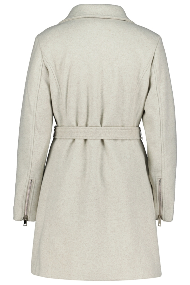 Donders grijze dames jas | Achteraanzicht