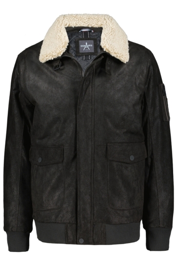 Donders leather jacket Bruin