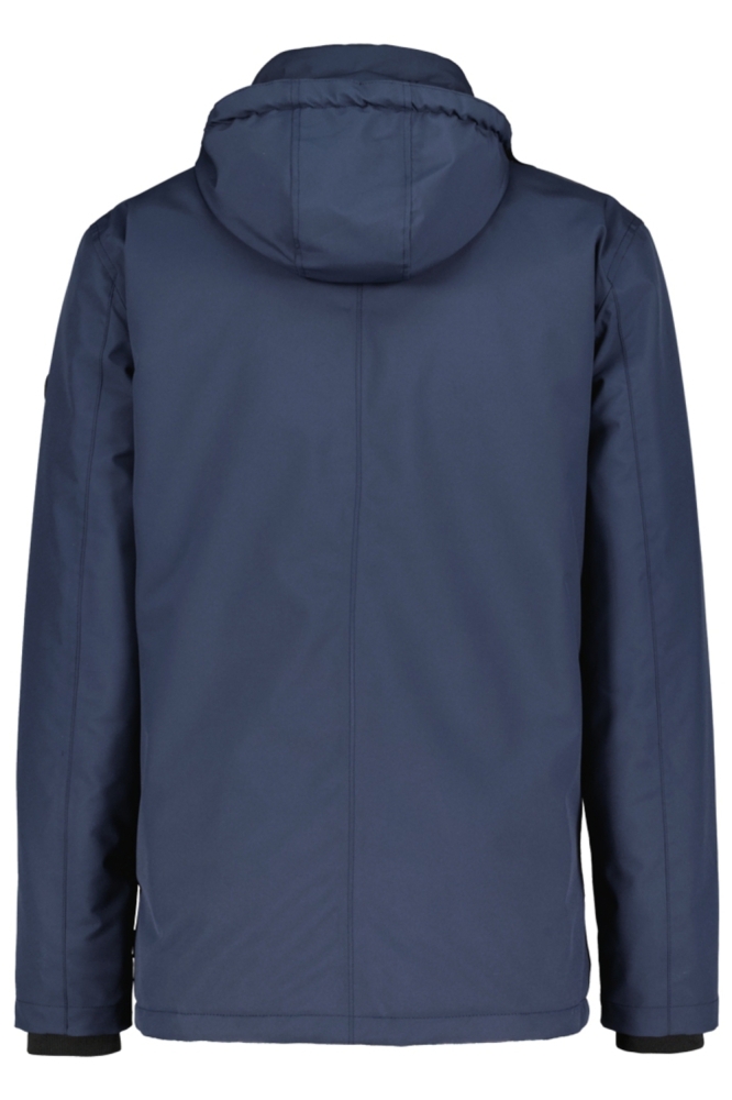 Donders blauwe heren jas | Achteraanzicht