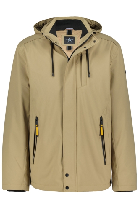 Donders beige heren jas | Vooraanzicht