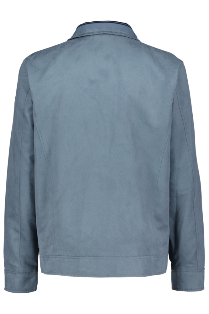 Donders blauwe heren jas | Achteraanzicht