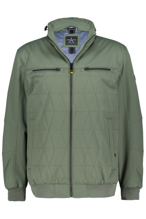 Donders groene heren jas | Vooraanzicht