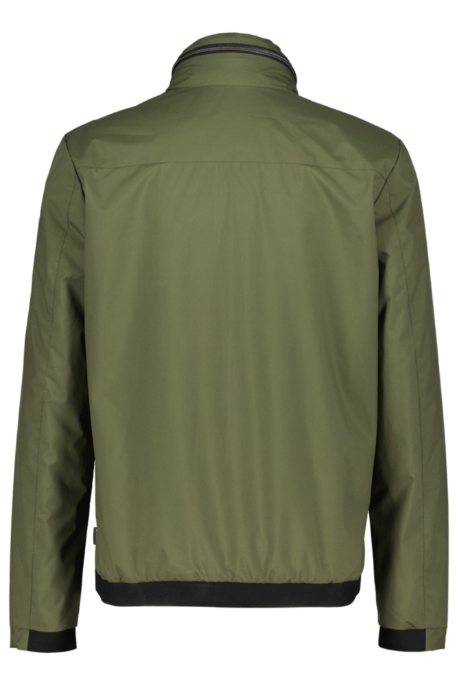 Donders groene heren jas | Achteraanzicht