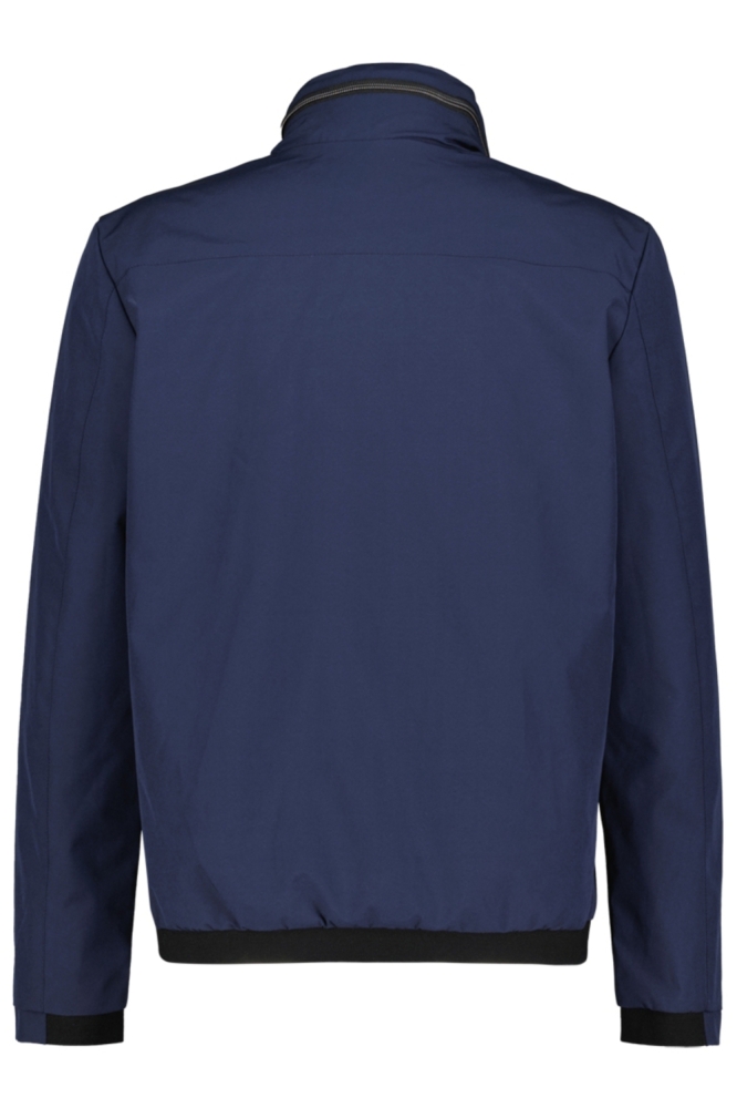 Donders blauwe heren jas | Achteraanzicht