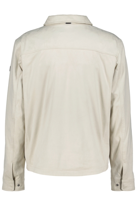 Donders beige heren jas | Achteraanzicht