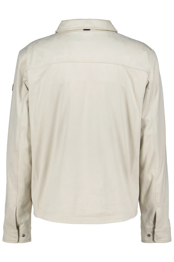 Donders beige heren jas | Achteraanzicht