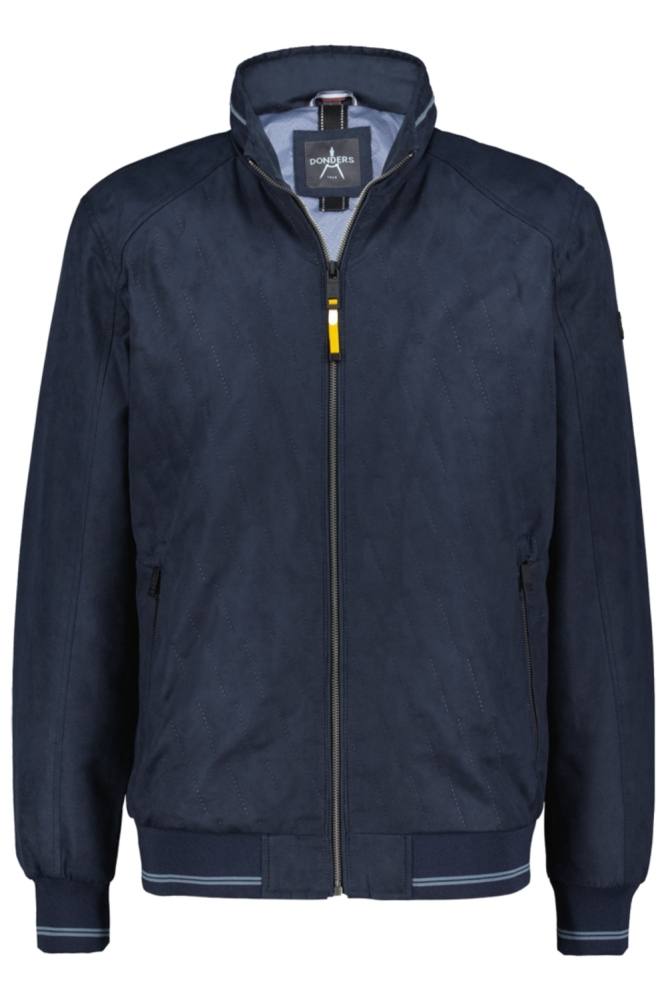 Donders blauwe heren jas | Vooraanzicht