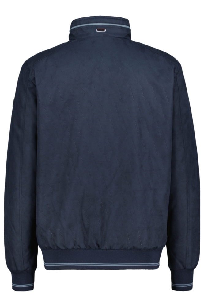 Donders blauwe heren jas | Achteraanzicht