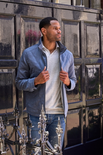 Donders Jas TEXTILE JACKET 22023 STEEL BLUE