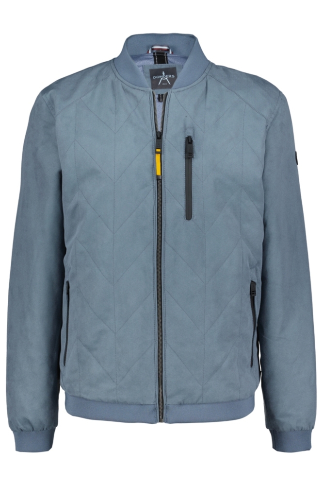 Donders blauwe heren jas | Vooraanzicht