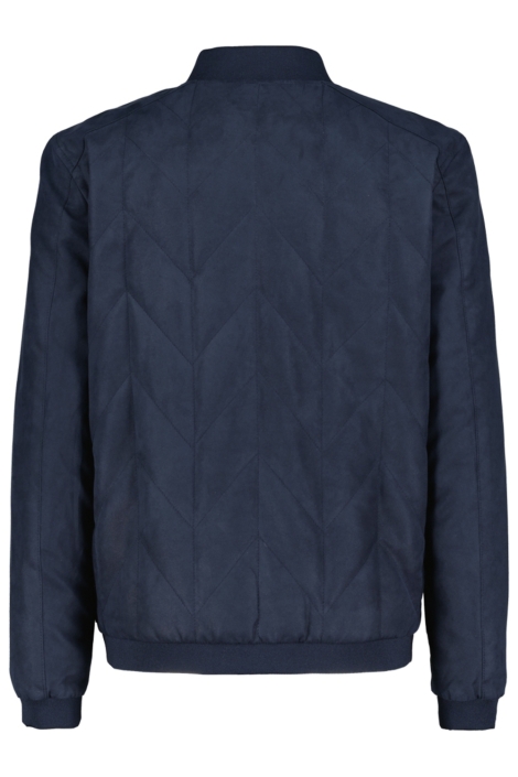 Donders blauwe heren jas | Achteraanzicht