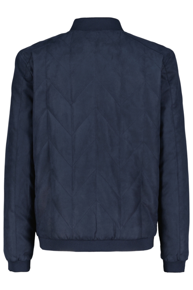 Donders blauwe heren jas | Achteraanzicht