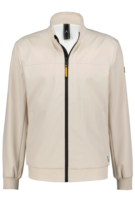 Donders beige heren jas | Vooraanzicht