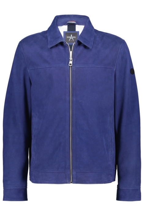 Donders blauwe heren jas | Vooraanzicht