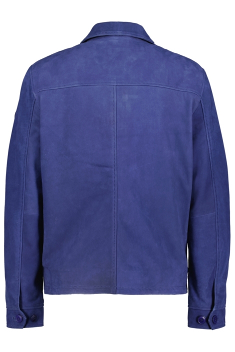 Donders blauwe heren jas | Achteraanzicht