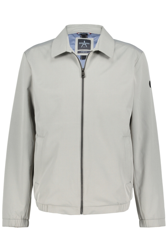 Donders beige heren jas | Vooraanzicht